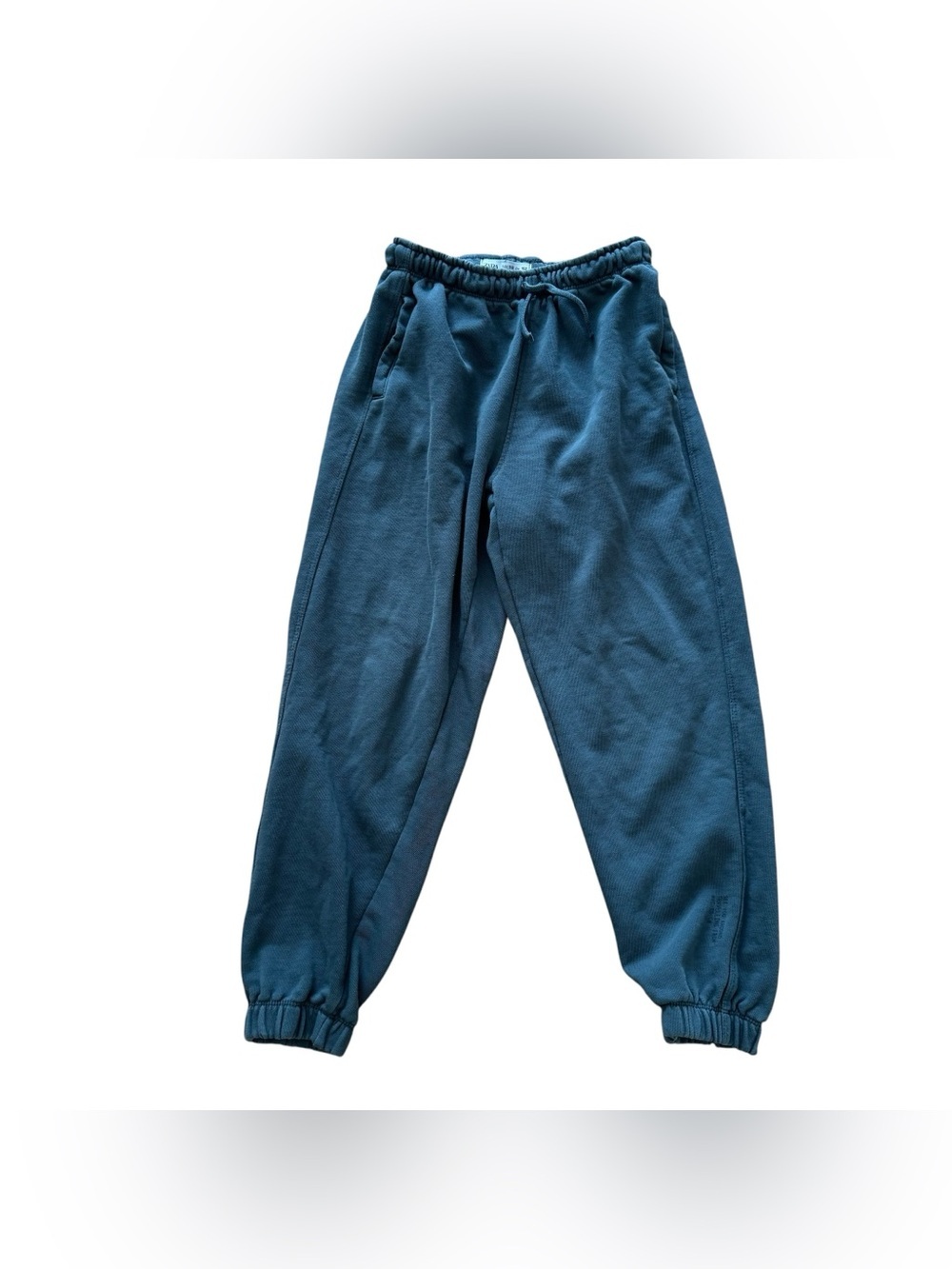 Zara Kids Dark Gray Sage Joggers elastic Waist Casual Basic Boys Youth 11-12 - Picture 1 of 6